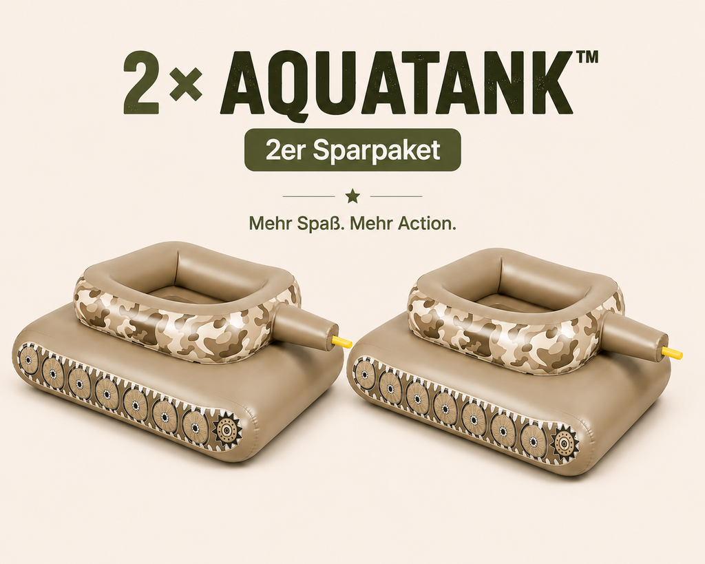 AquaTank™ – Der aufblasbare Wasser-Action Tank