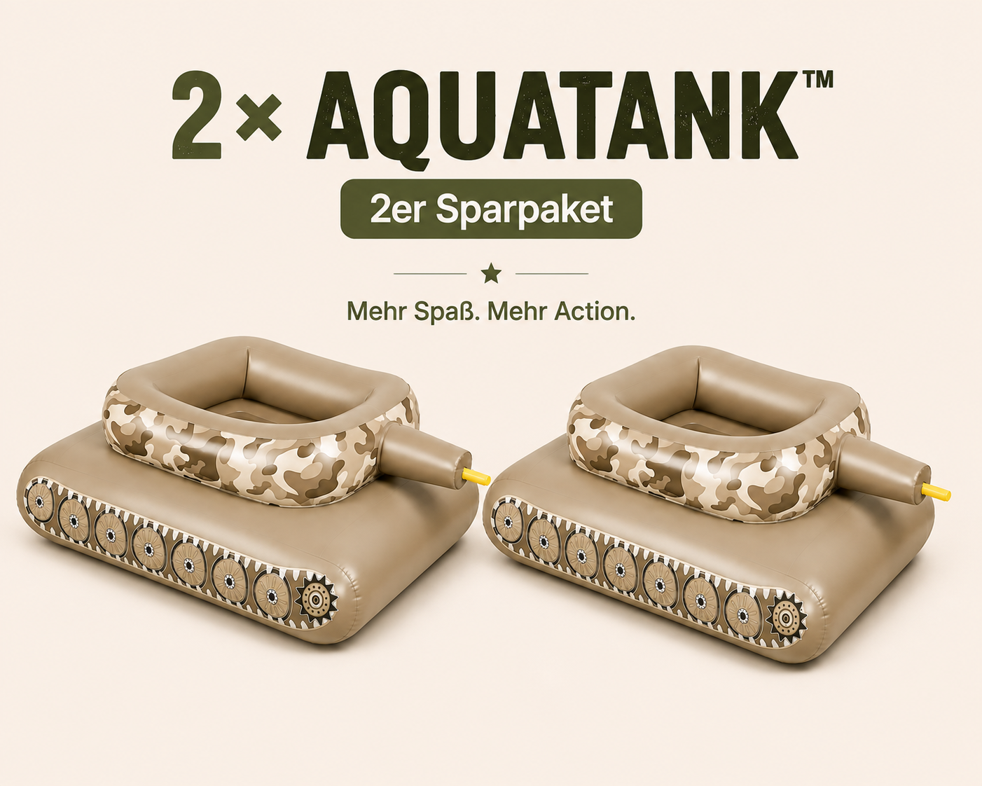 AquaTank™ – Der aufblasbare Wasser-Action Tank