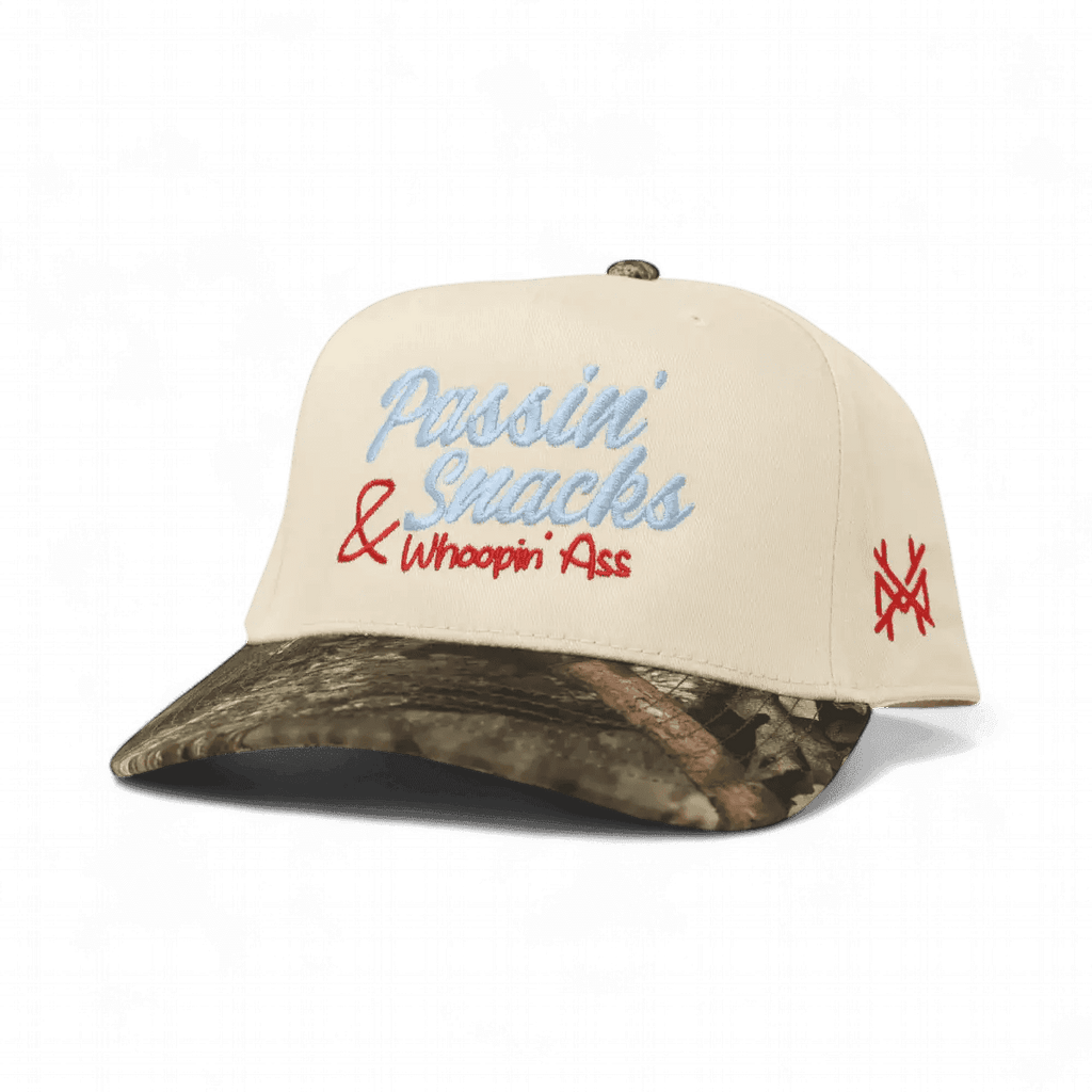 Passin' Snacks & Whoopin' Ass Snapback Hat