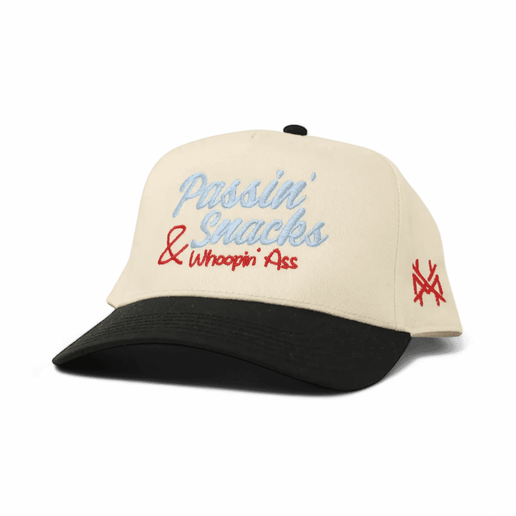 Passin' Snacks & Whoopin' Ass Snapback Hat