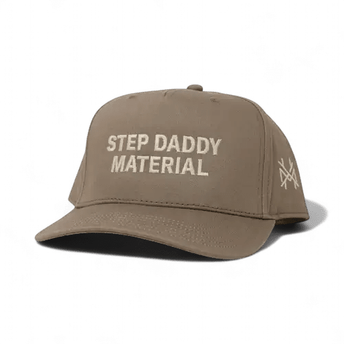 Step Daddy Material Snapback Hat