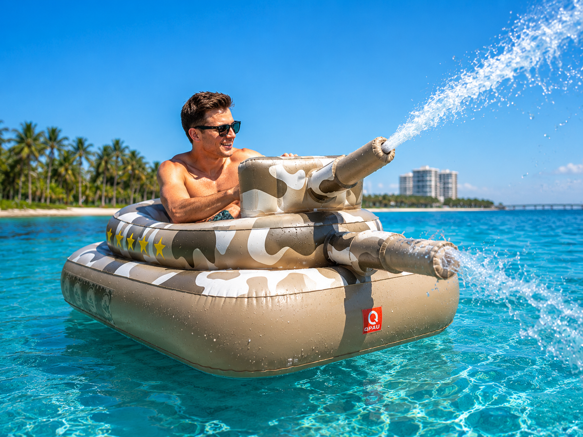 AquaTank™ – Der aufblasbare Wasser-Action Tank